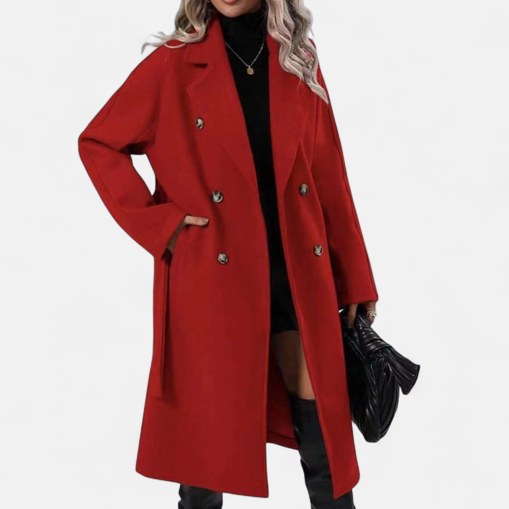 Cavellos | Manteau Long Trench Élégant Pour Femme