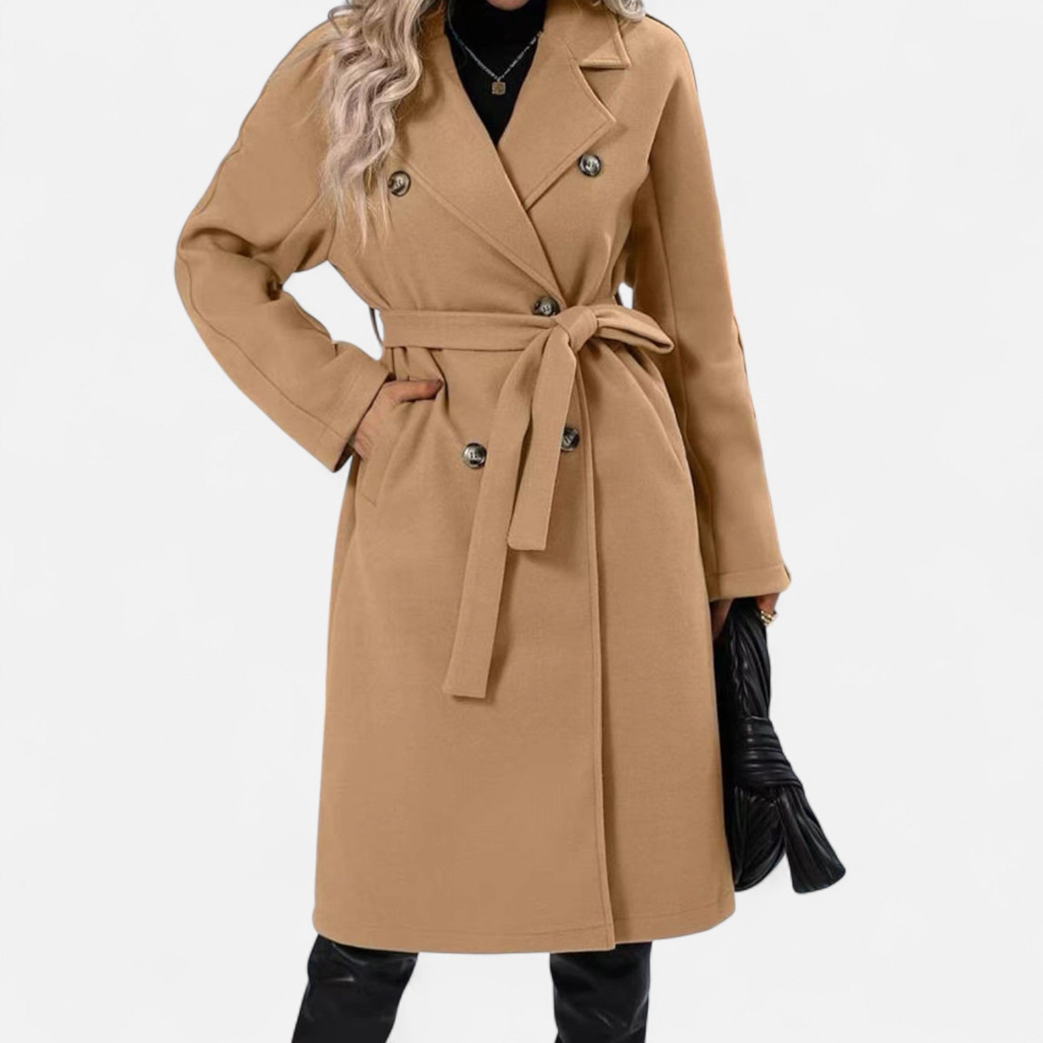 Cavellos | Manteau Long Trench Élégant Pour Femme